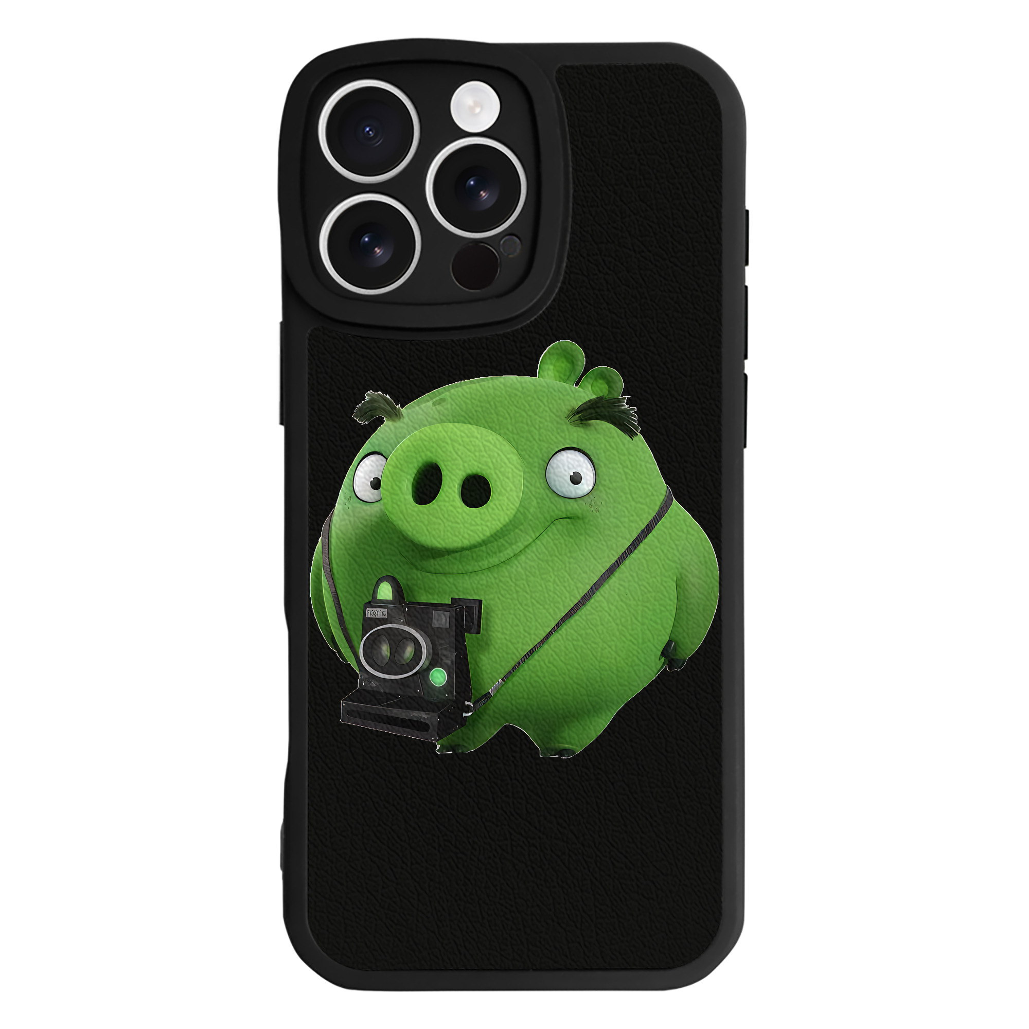（画像用） Angry Birds アングリーバード 【iPhone 16シリーズ対応】シリコンスマホケース（レザー調） 材質：シリコン